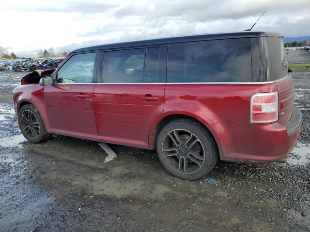 2FMGK5C88EBD33510 - 2014 FORD FLEX SEL RED photo 2