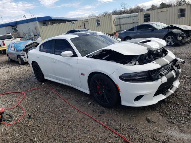 2C3CDXGJ7KH696691 - 2019 DODGE CHARGER SCAT PACK WHITE photo 4