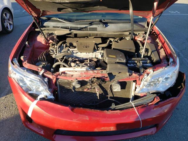 4T1BF1FK3EU833874 - 2014 TOYOTA CAMRY L RED photo 11