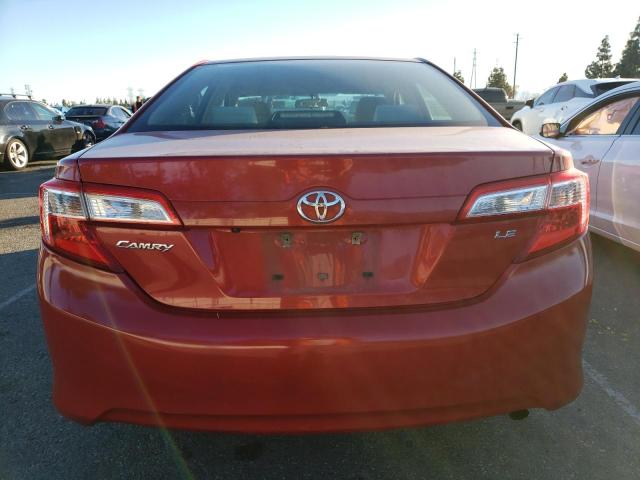 4T1BF1FK3EU833874 - 2014 TOYOTA CAMRY L RED photo 6