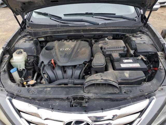 5NPEC4AC2BH304403 - 2011 HYUNDAI SONATA SE GRAY photo 11