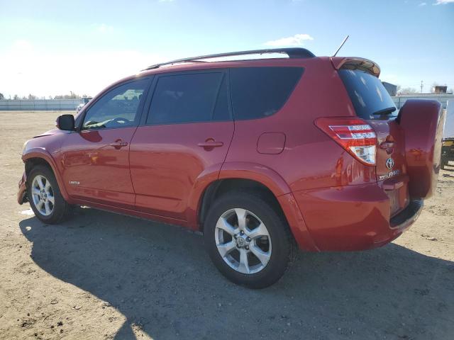 JTMYF4DVXA5016922 - 2010 TOYOTA RAV4 LIMITED RED photo 2