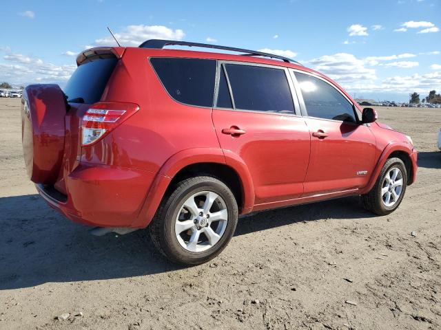 JTMYF4DVXA5016922 - 2010 TOYOTA RAV4 LIMITED RED photo 3