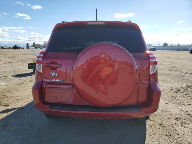 JTMYF4DVXA5016922 - 2010 TOYOTA RAV4 LIMITED RED photo 6