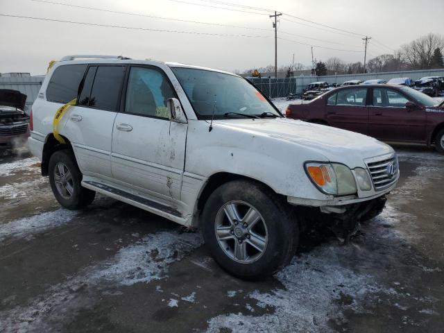 JTJHT00WX74022859 - 2007 LEXUS LX 470 WHITE photo 4