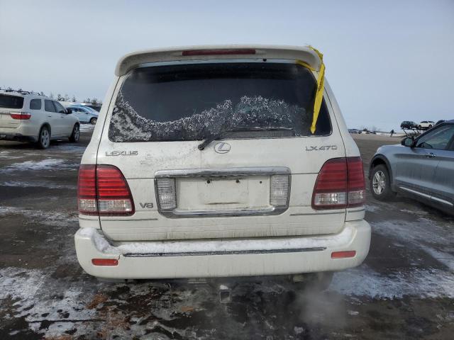 JTJHT00WX74022859 - 2007 LEXUS LX 470 WHITE photo 6