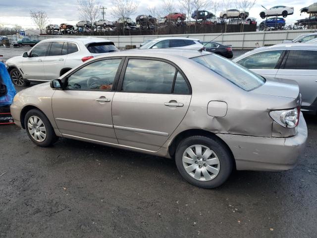 2T1BR32E73C144521 - 2003 TOYOTA COROLLA CE BEIGE photo 2