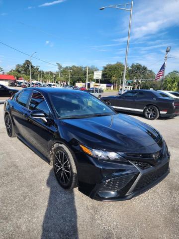 4T1G11AK2PU804476 - 2023 TOYOTA CAMRY SE NIGHT SHADE BLACK photo 1