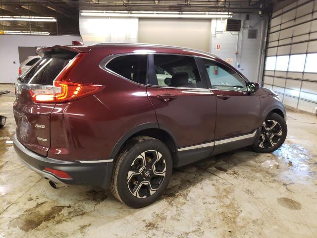 5J6RW2H94JL009024 - 2018 HONDA CR-V TOURING BURGUNDY photo 3