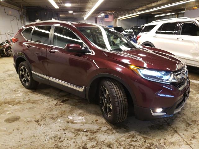 5J6RW2H94JL009024 - 2018 HONDA CR-V TOURING BURGUNDY photo 4