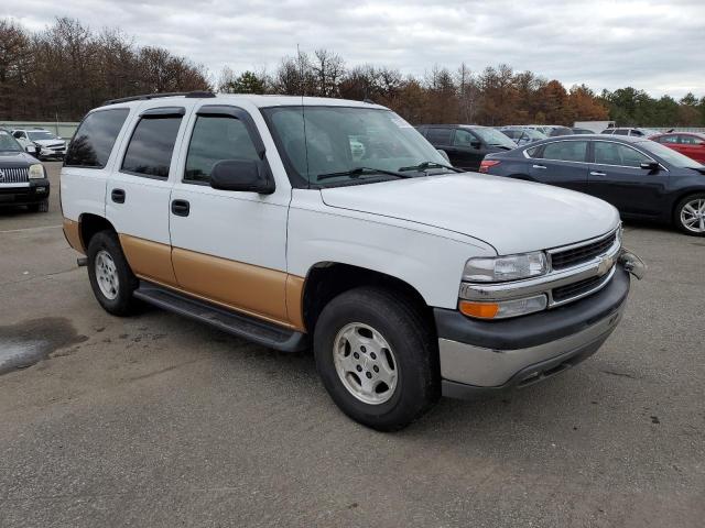 1GNEK13T35J113090 - 2005 CHEVROLET TAHOE K1500 WHITE photo 4