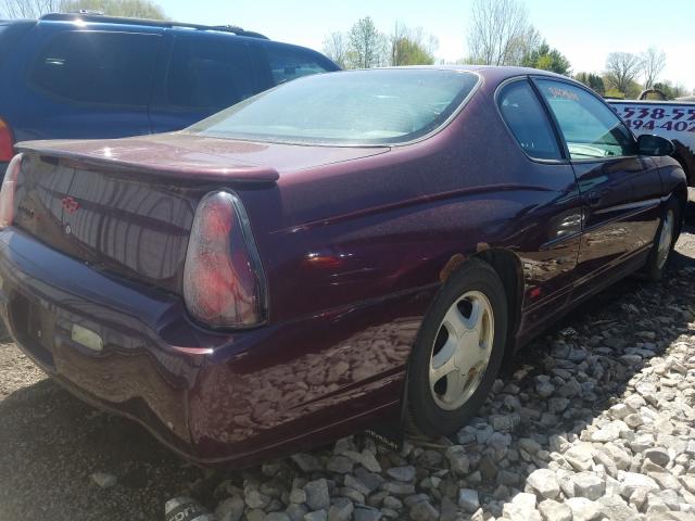 2G1WX12K649200220 - 2004 CHEVROLET MONTE CARLO SS  ფოტო 4