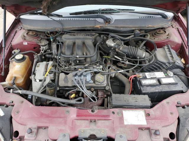 1FAFP53UX5A310875 - 2005 FORD TAURUS SE MAROON photo 11