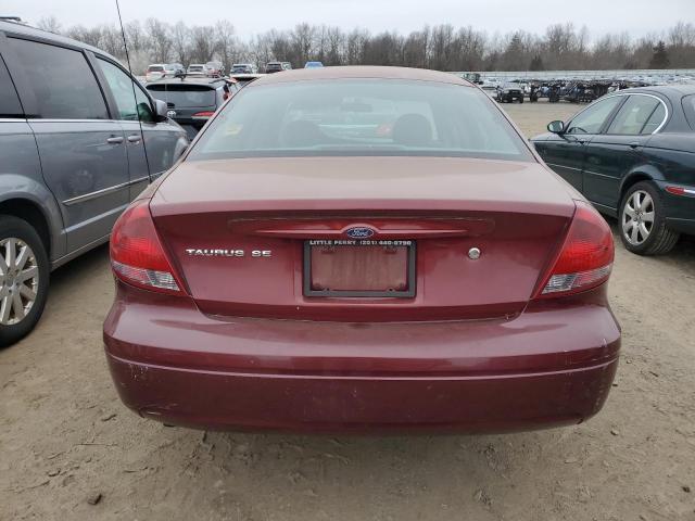 1FAFP53UX5A310875 - 2005 FORD TAURUS SE MAROON photo 6