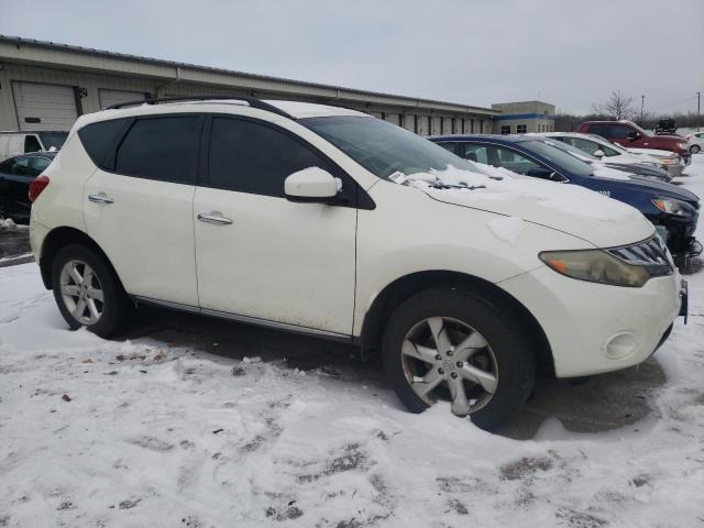 JN8AZ18W49W112095 - 2009 NISSAN MURANO S WHITE photo 4