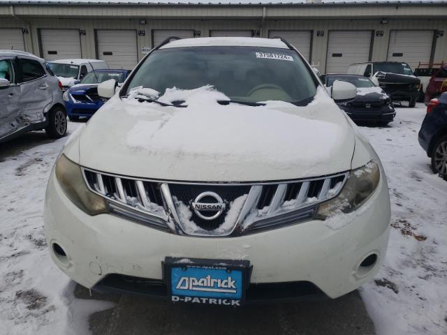 JN8AZ18W49W112095 - 2009 NISSAN MURANO S WHITE photo 5