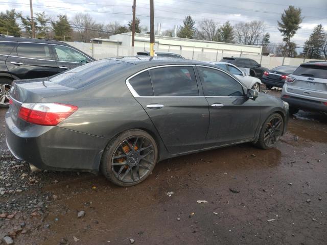 1HGCR2F8XDA113967 - 2013 HONDA ACCORD EXL GRAY photo 3