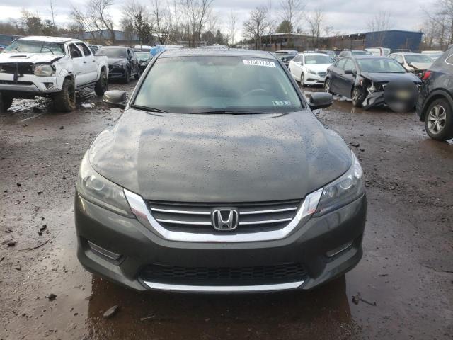 1HGCR2F8XDA113967 - 2013 HONDA ACCORD EXL GRAY photo 5