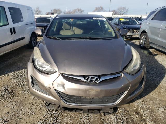 5NPDH4AE0GH692267 - 2016 HYUNDAI ELANTRA SE GRAY photo 5