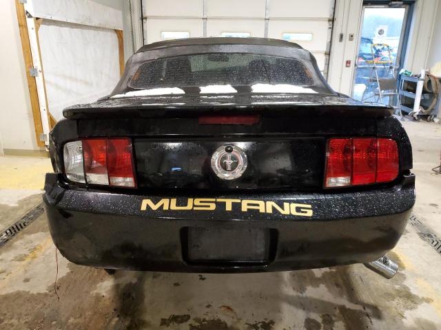 1ZVFT84N775353366 - 2007 FORD MUSTANG BLACK photo 6