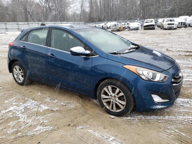 KMHD35LH7EU184985 - 2014 HYUNDAI ELANTRA GT BLUE photo 4