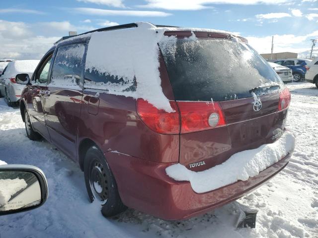 5TDZA23C76S484728 - 2006 TOYOTA SIENNA CE BURGUNDY photo 2