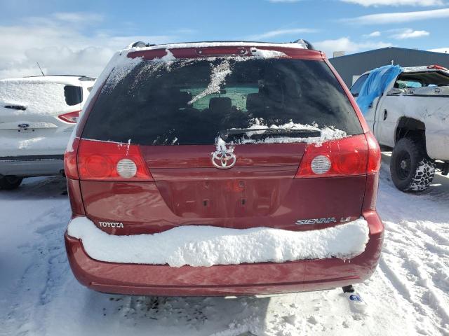 5TDZA23C76S484728 - 2006 TOYOTA SIENNA CE BURGUNDY photo 6