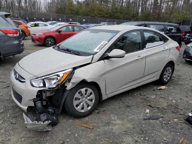 KMHCT4AE6FU925529 - 2015 HYUNDAI ACCENT GLS CREAM photo 1