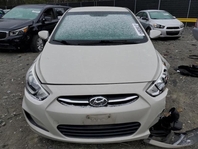 KMHCT4AE6FU925529 - 2015 HYUNDAI ACCENT GLS CREAM photo 5