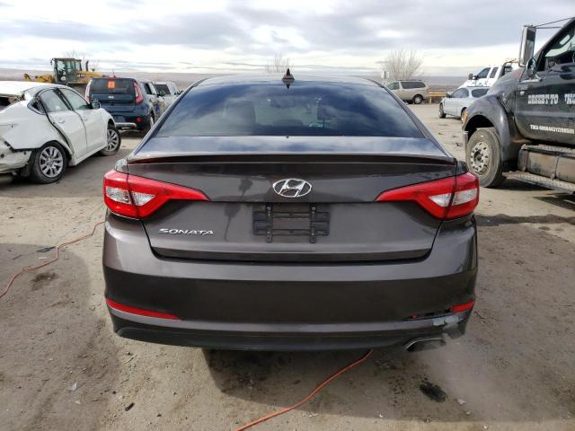 5NPE24AF3GH342548 - 2016 HYUNDAI SONATA SE CHARCOAL photo 6