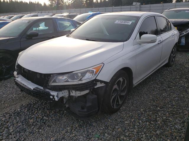 1HGCR2F82GA103213 - 2016 HONDA ACCORD EXL WHITE photo 1