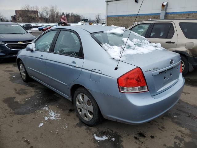 KNAFE122775380688 - 2007 KIA SPECTRA EX BLUE photo 2