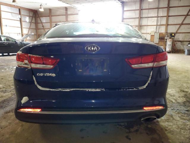 5XXGT4L33JG255437 - 2018 KIA OPTIMA LX BLUE photo 6