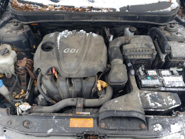 5NPEB4AC1EH895816 - 2014 HYUNDAI SONATA GLS BLUE photo 11