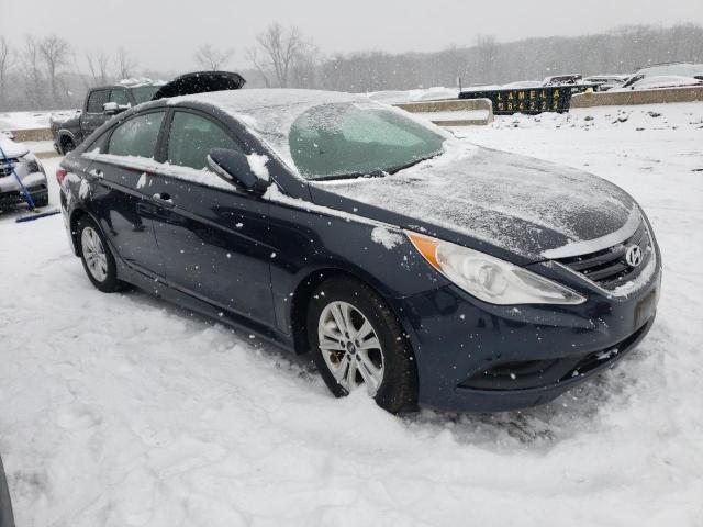 5NPEB4AC1EH895816 - 2014 HYUNDAI SONATA GLS BLUE photo 4