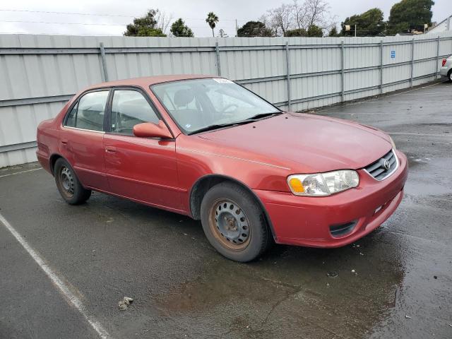 2T1BR12E01C417297 - 2001 TOYOTA COROLLA CE RED photo 4