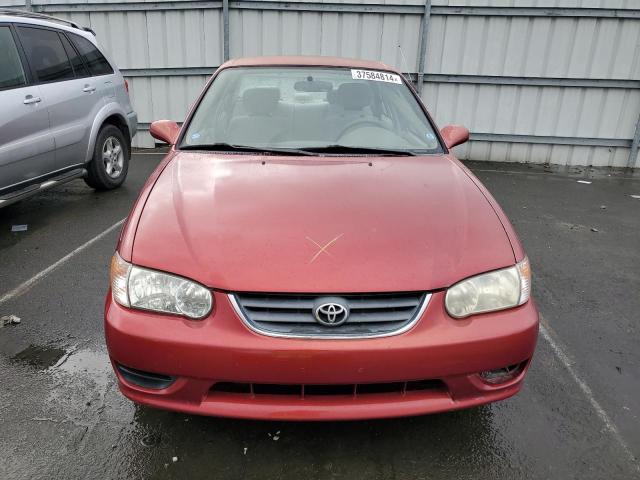 2T1BR12E01C417297 - 2001 TOYOTA COROLLA CE RED photo 5