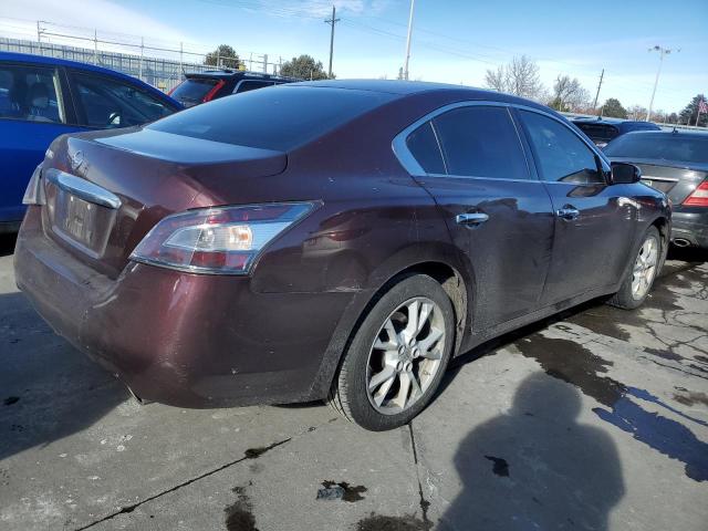 1N4AA5AP6EC907129 - 2014 NISSAN MAXIMA S MAROON photo 3