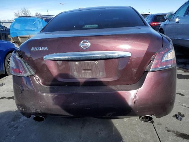 1N4AA5AP6EC907129 - 2014 NISSAN MAXIMA S MAROON photo 6