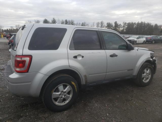 1FMCU02Z18KB26635 - 2008 FORD ESCAPE XLS SILVER photo 3