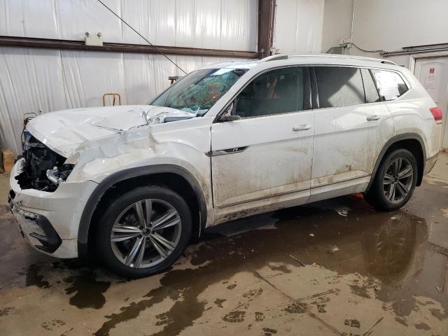 1V2TR2CA7KC606592 - 2019 VOLKSWAGEN ATLAS SEL PREMIUM WHITE photo 1