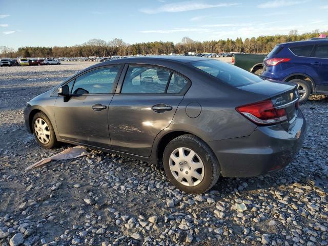 2HGFB2F57DH592003 - 2013 HONDA CIVIC LX CHARCOAL photo 2