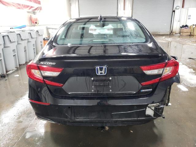 1HGCV3F56NA002101 - 2022 HONDA ACCORD HYBRID EXL BLACK photo 6