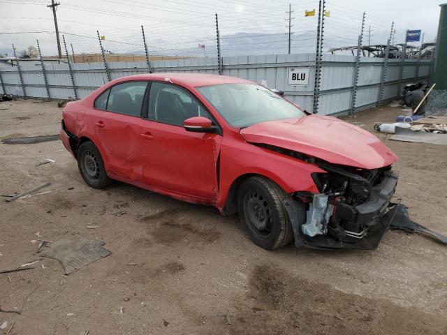 3VWD17AJ8EM284767 - 2014 VOLKSWAGEN JETTA SE RED photo 4