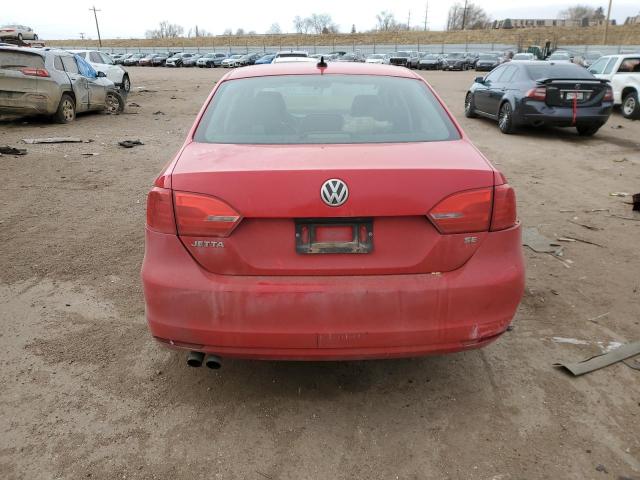 3VWD17AJ8EM284767 - 2014 VOLKSWAGEN JETTA SE RED photo 6