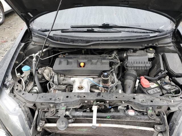 2HGFB2F9XCH518060 - 2012 HONDA CIVIC EXL შავი ფოტო 11