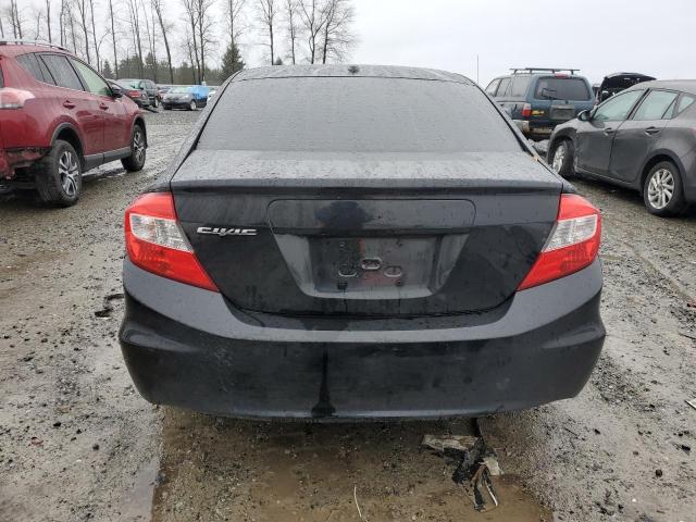 2HGFB2F9XCH518060 - 2012 HONDA CIVIC EXL BLACK photo 6