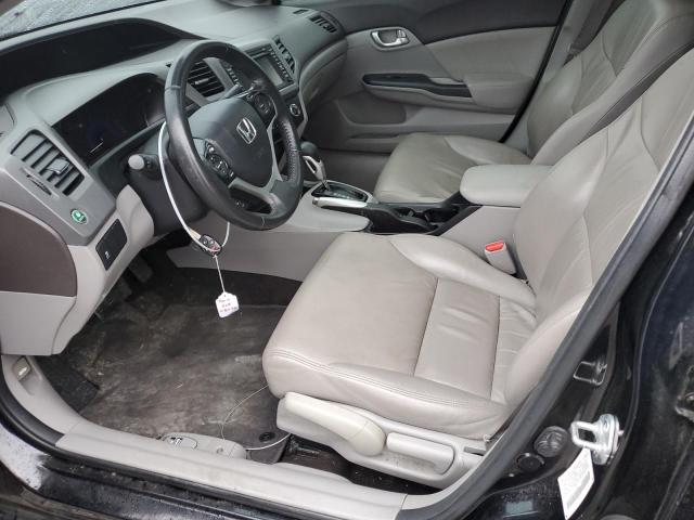 2HGFB2F9XCH518060 - 2012 HONDA CIVIC EXL შავი ფოტო 7