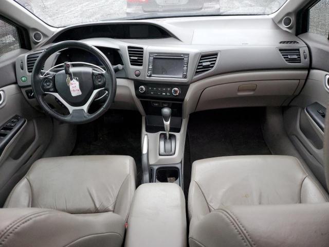 2HGFB2F9XCH518060 - 2012 HONDA CIVIC EXL შავი ფოტო 8