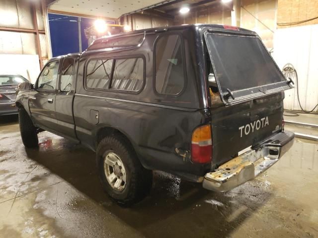 4TAWM72N1VZ257845 - 1997 TOYOTA TACOMA XTRACAB BLACK photo 2